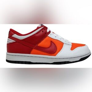 Nike Women’s Dunk Low 07 Varsity Red Orange Blaze Sz 7.5